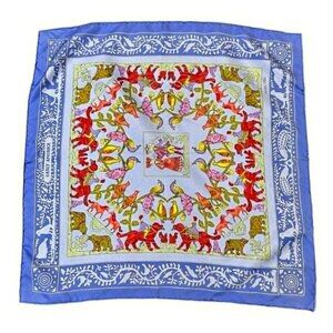 Hermes Early America 100% Silk Handkerchief (Retails for $435)